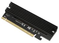 Контроллер PCI-E 3.0 x16 для установки SSD M.2 NVMe 2280 (M ключ) с радиатором (охлаждение)