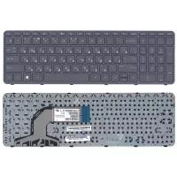 Клавиатура для ноутбука HP Pavilion 15-e011sr черная с рамкой