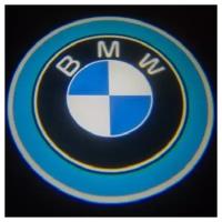 Проектор логотипа в двери авто БМВ
