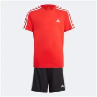 Спортивный костюм adidas, размер 122, vivid red