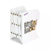Подставка-держатель для книг и учебников юнландия "Bite Back", раздвижная, металлическая, 237890, 237900