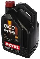 HC-синтетическое моторное масло Motul 8100 X-cess 5W30, 5 л