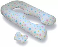 Подушка для беременных "Мастерская снов" U8-350 с наволочкой Звездочка + подушечка для малыша. Ткань: бязь Наполнитель: холлофайбер (гипоаллергенный) Размеры: ДхШ 350х30 cм