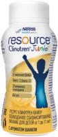 Смесь Resource Clinutren Junior с ароматом ванили, c 1 года до 11 лет, 200 мл, 6 шт.