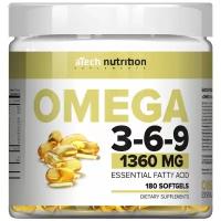 Омега жирные кислоты aTech Nutrition Omega 3-6-9 1360 мг (180 капсул), нейтральный