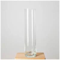 Стеклянная колба для насыпных свечей ROScandles 15*60см подсвечник стеклянный огнеупорный, ваза цилиндр