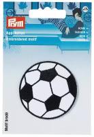 Термоаппликация Футбольный мяч, диаметр 51мм, средняя 925273