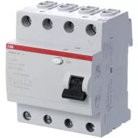FH204 AC-40/0,3 Блок утечки тока (УЗО) 4- полюс. 40A 300mA, тип АC ABB, 2CSF204003R3400