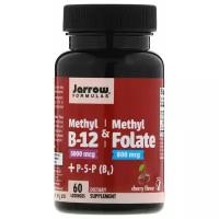Jarrow Formulas Methyl B-12 & Methyl Folate 60 леденцов