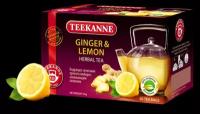 Чайный напиток травяной Teekanne Ginger & lemon в пакетиках, 20 шт., 1 уп
