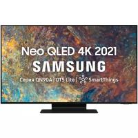 Телевизор QLED Samsung QE50QN90AAU 49.5" (2021), черный титан