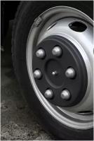 Колпачки на колёсные гайки для а/м Газель 3302 пласт. к-т 12шт. (серый)