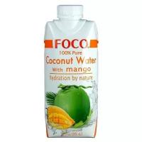 Кокосовая вода с пюре манго (без сахара) Foco 330 мл