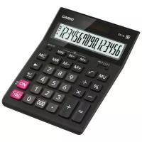 Калькулятор настольный полноразмерный Casio бухг. GR-16 16 разр. DPчерный