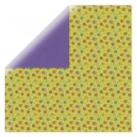 Бумага для оригами Rayher Цветение, 15*15 см, 65 листов, зеленый-голубой