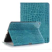 Чехол-футляр MyPads для планшета Apple iPad 2/3/4 из лаковой рельефной кожи под крокодила цвет морской волны бирюзовый