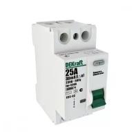 Schneider Electric Выключатель дифференциального тока (УЗО) 2п 25А 30мА тип AC 6кА УЗО-03 SchE 14054DEK