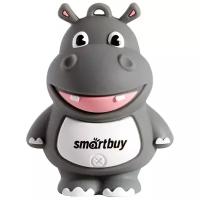 Флешка SmartBuy Wild Series Hippo 32 GB, серый