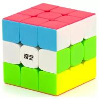 Кубик Рубика QiYi MoFangGe 3x3х3 YongShi Warrior S Neon / Цветной пластик / Развивающая головоломка