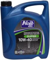 NORD OIL Моторное масло полусинтетическое автомобильное Super 10W 40 SG/CD 4л