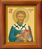 Апостол от 70-ти Стахий, епископ Византийский, икона в деревянной рамке 8*9,5 см