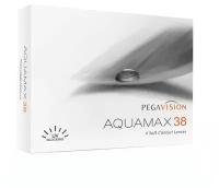 Контактные линзы Pegavision Aquamax 38, 4 шт., R 8,6, D -4