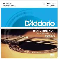 D'ADDARIO EZ940 Струны для 12 струнной акустической гитары
