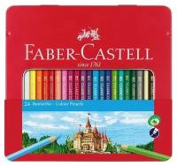 Карандаши цветные Faber-Castell Замок, 24 цветов