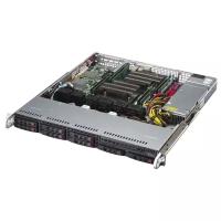 Сервер Supermicro SuperServer 1028R-MCTR без процессора/без ОЗУ/без накопителей/количество отсеков 2.5" hot swap: 8/1 x 600 Вт/LAN 10 Гбит/c