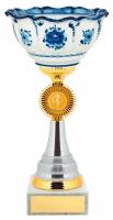 Кубок керамическая чаша "Российские традиции" (высота 28см) основание мрамор