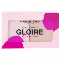 Vivienne Sabo Палетка хайлайтеров мини Gloire d'amour, 01, светло-розовый