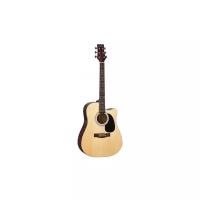 Акустическая гитара Martinez FAW - 801 CEQ (натуральный)
