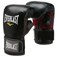 Боксерские перчатки Everlast снарядные Martial Arts Pu черные