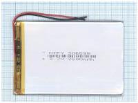 Аккумулятор Li-Pol (батарея) 3*65*95мм 2pin 3.7V/2500mAh