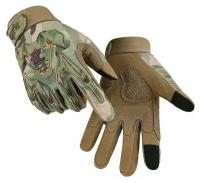 Перчатки тактические OZERO, камуфляж, XL / для стрельбы охоты и рыбалки, спортивные, для страйкбола