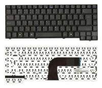 Клавиатура для ноутбука Asus PRO55S, русская, черная, Г-образный Enter