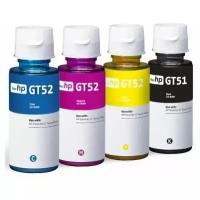 Чернила Revcol для принтеров HP,GT51,GT52,GT53, ориг. упаковка, 4цвета по 70мл, Dye (Premium).