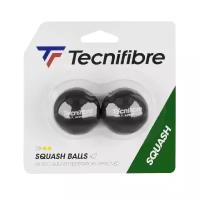Мячи для сквоша Tecnifibre 2-Yellow x2 54BASQDOUB