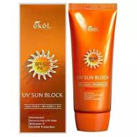 Ekel Крем солнцезащитный с экстрактом алоэ - UV sun block SPF50/PA+++, 70г
