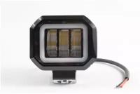 Фара LED 95*90*50мм, 12-24V, рассеиваемый свет + дневные ходовые огни