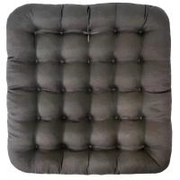 Подушка на сиденье SMART - TEXTILE "Уют". Размер 40х40 см. Наполнитель: лузга гречихи. Цвет: серый