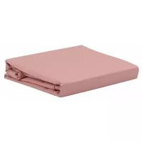 Простыня из сатина темно-розового цвета из коллекции essential, 180х270 см TK21-SH0004