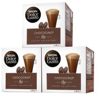 NESCAFÉ® DOLCE GUSTO Chococino Набор для приготовления напитка: шоколад в порошке и смесь молочная сухая с сахаром 256г, 3 упаковки