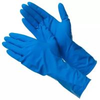 Перчатки Deltagrip High Risk латексные, 25 пар, размер XL, цвет синий