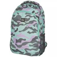 Рюкзак Milan школьный, Turquoise Camouflage, 45*30*12 см (624601GM)