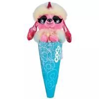Мягкая игрушка Zuru в конусе Coco Surprise Пудель, 27 см, розовый/голубой