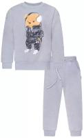 Комплект детский, костюм, 7045г, Утенок, на рост 128 см, (свитшот и штаны)