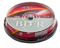 Диск VS BD-R 25 GB 6x Cake Box, 10шт