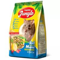 Корм для декоративных крыс Happy Jungle 5 in 1 Daily Menu Основной рацион, 900 г