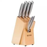 Набор Huo Hou Nano steel 4 ножа, ножницы и подставка